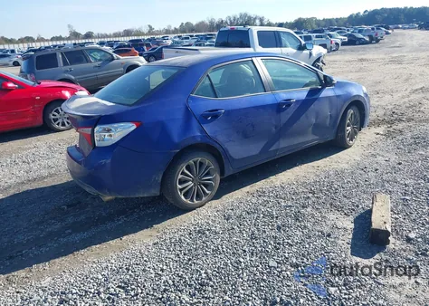 2016 Toyota Corolla S Plus from USA, damaged, VIN 5YFBURHE1GP537851